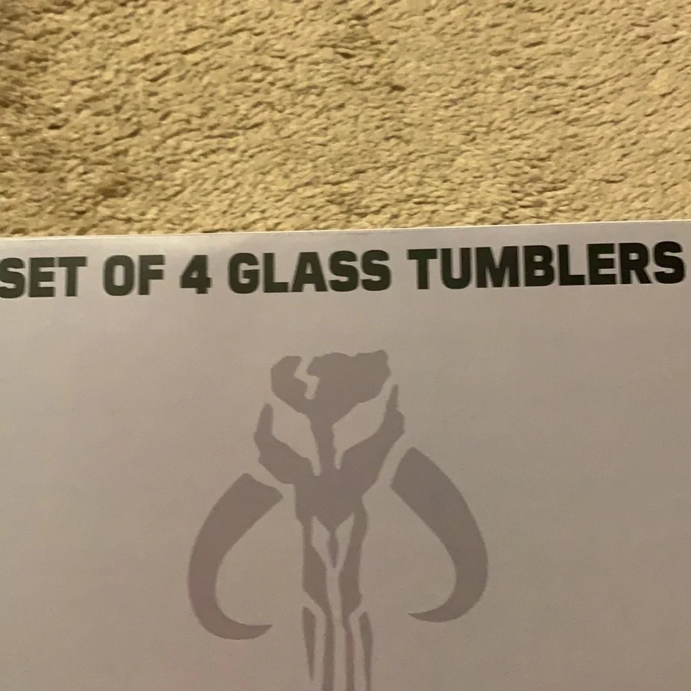 Star Wars Joy Holiday Mandalorian set of FOUR tumblers